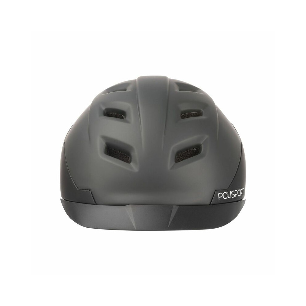 Casque POLISPORT E'City noir/gris foncé taille L