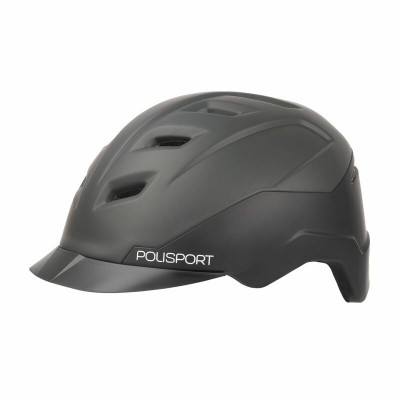 Casque POLISPORT E'City noir/gris foncé taille L