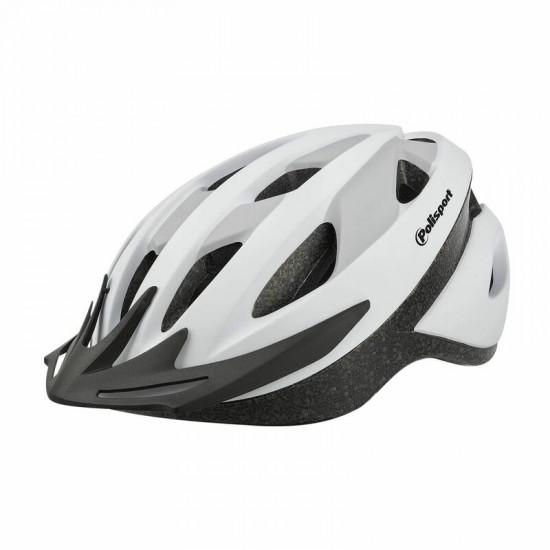 Casque POLISPORT Sport Ride blanc/gris taille M