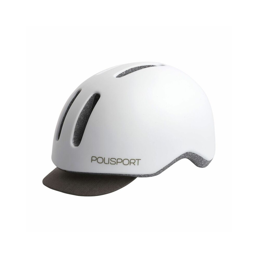 Casque POLISPORT Commuter blanc/gris taille L