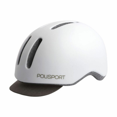 Casque POLISPORT Commuter blanc/gris taille L