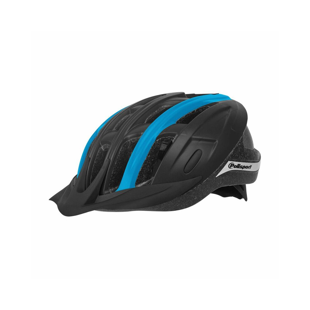 Casque POLISPORT Ride In noir/bleu taille L