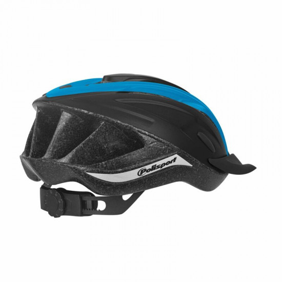 Casque POLISPORT Ride In noir/bleu taille L