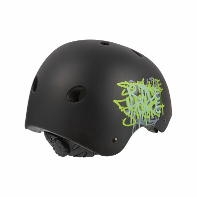 Casque POLISPORT Urban Radical Graffiti noir/vert taille 53/55