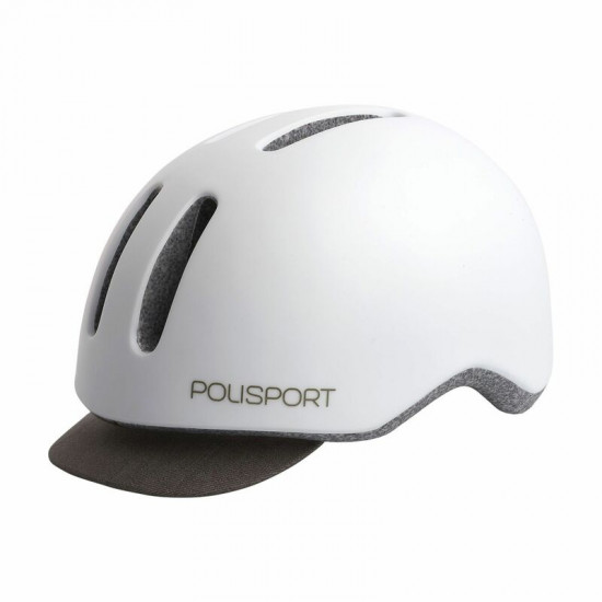 Casque POLISPORT Commuter blanc/gris taille M