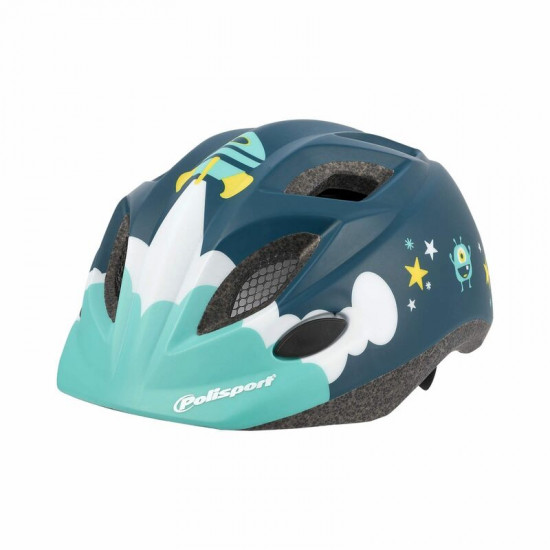 Casque POLISPORT Kids Spaceship avec Bidon et porte bidon taille XS