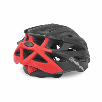 Casque POLISPORT Twig noir/rouge taille L