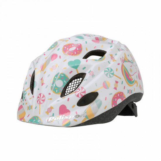 Casque POLISPORT Kids Lolipops avec Bidon et porte bidon taille XS