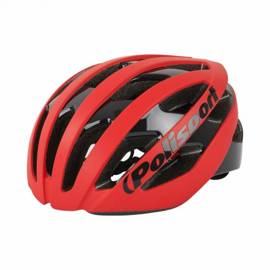 Casque POLISPORT Light Pro rouge/noir taille L