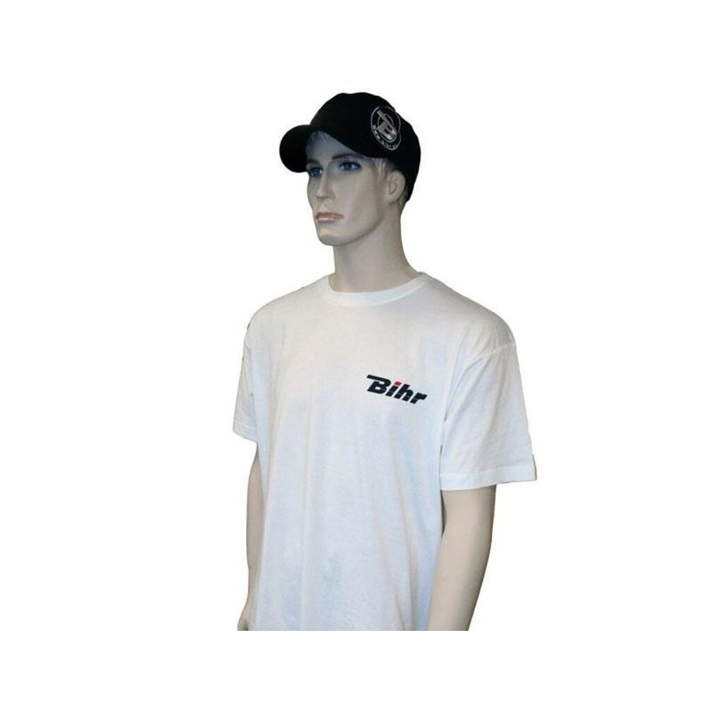 T-shirt BIHR Blanc 150g coton - taille S