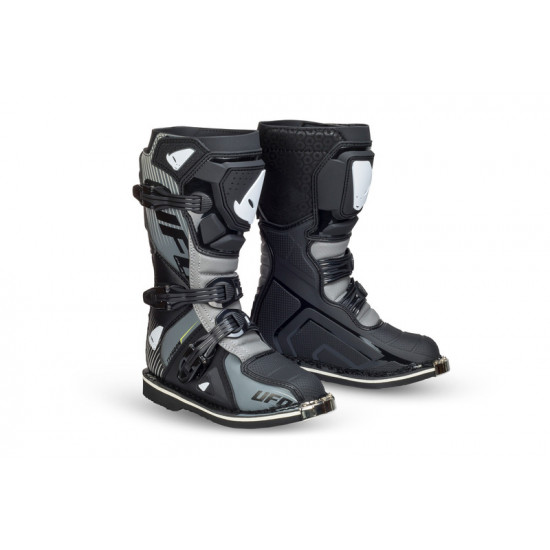 Bottes UFO Typhoon noir/gris taille 33