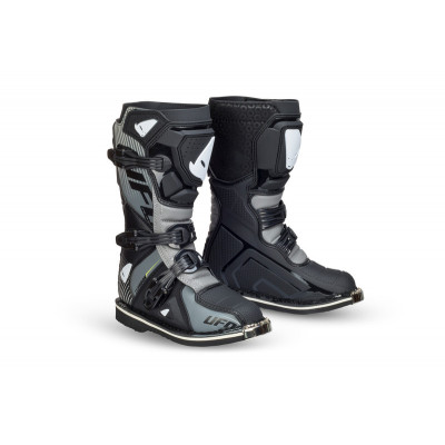 Bottes UFO Typhoon noir/gris taille 33