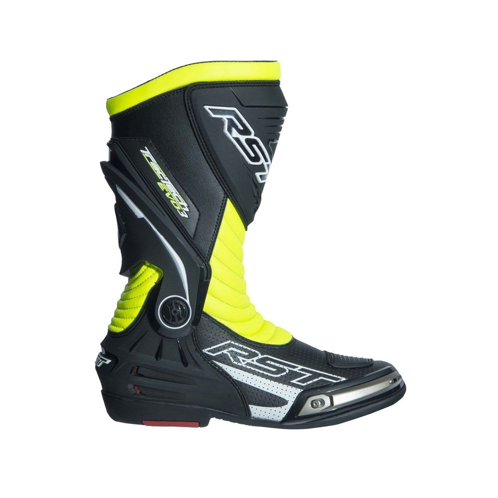 Bottes RST TracTech Evo 3 CE cuir - jaune fluo taille 41