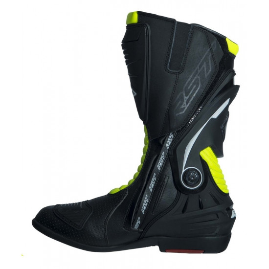 Bottes RST TracTech Evo 3 CE cuir - jaune fluo taille 41