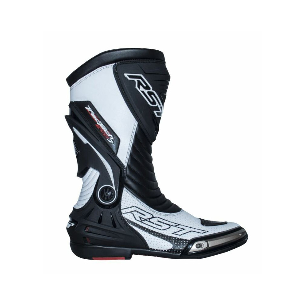 Bottes RST TracTech Evo 3 CE cuir - blanc taille 38