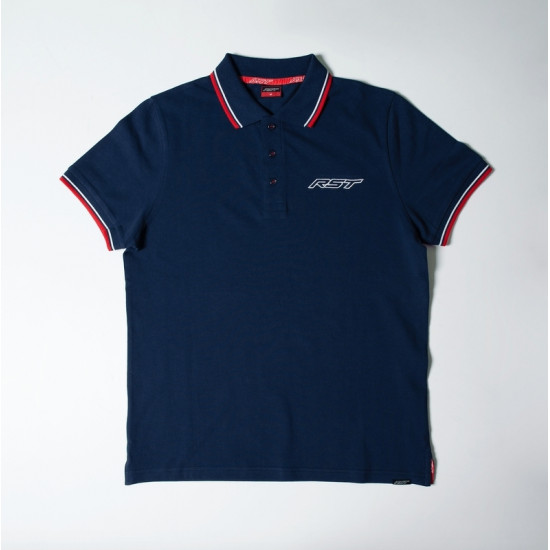 Polo RST - bleu marine/rouge taille XS