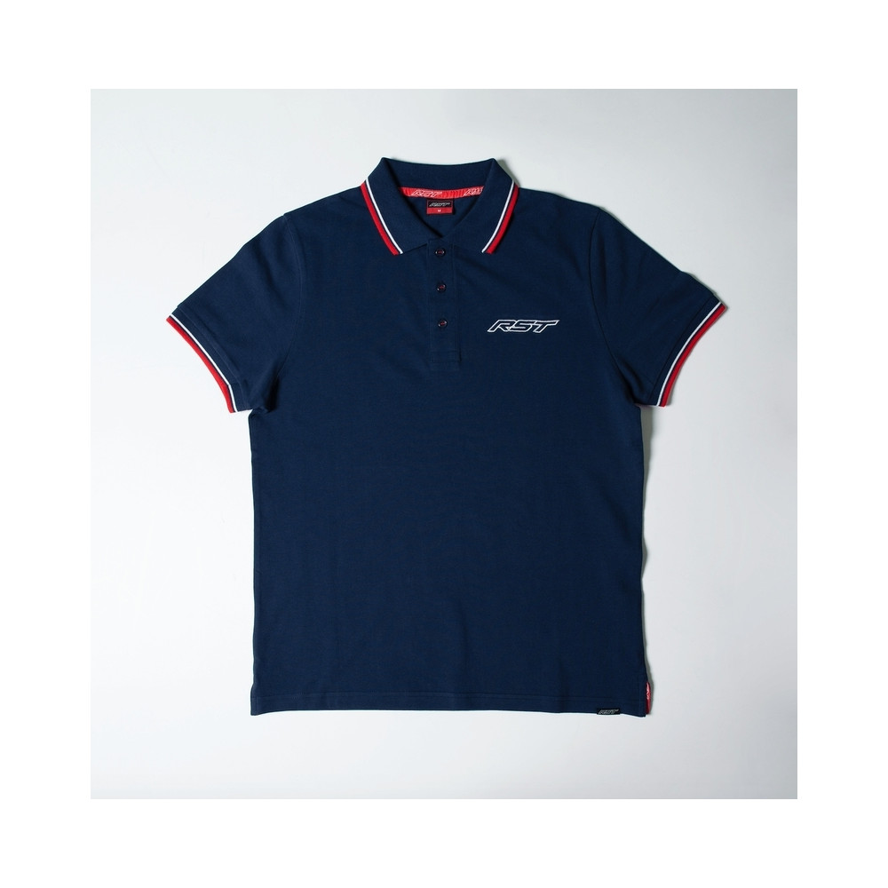 Polo RST - bleu marine/rouge taille XS