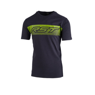 T-Shirt RST Gravel - bleu navy/vert citron taille XXL