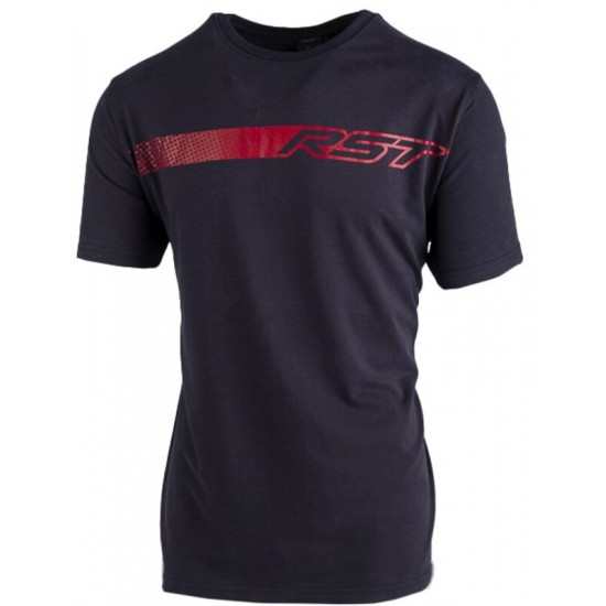 T-Shirt RST Fade - bleu navy/rouge taille M