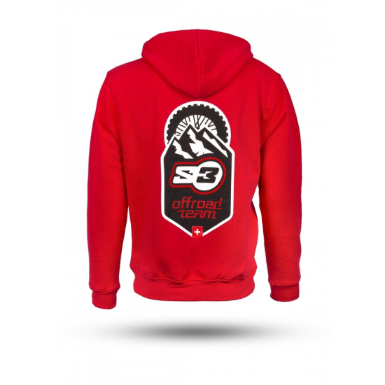 Sweatshirt S3 Off-Road rouge taille XL