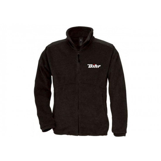 Blouson polaire zippé BIHR - noir taille M