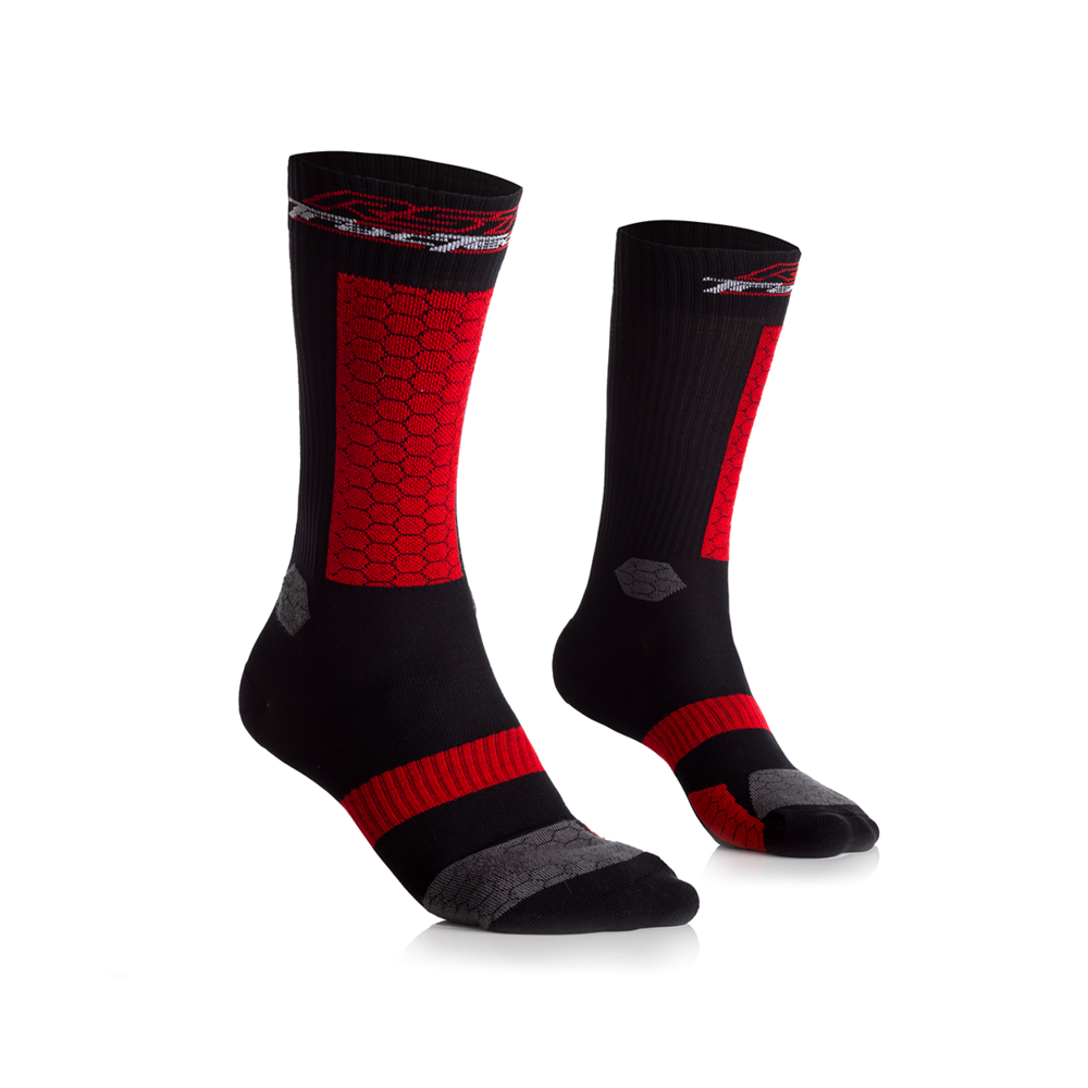 Chaussettes RST Tractech - noir/rouge taille L