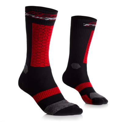 Chaussettes RST Tractech - noir/rouge taille L