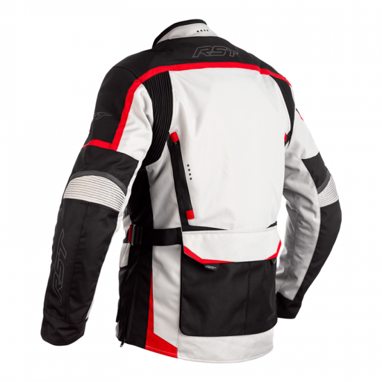 Veste RST Maverick textile - argent/noir/rouge taille S