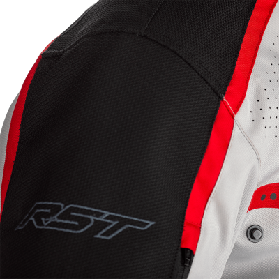 Veste RST Maverick textile - argent/noir/rouge taille S