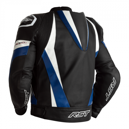 Veste RST Tractech EVO 4 cuir - noir/bleu/blanc taille XXL