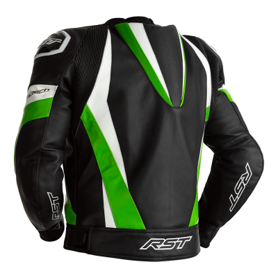 Veste RST Tractech EVO 4 cuir - noir/vert/blanc taille XXL