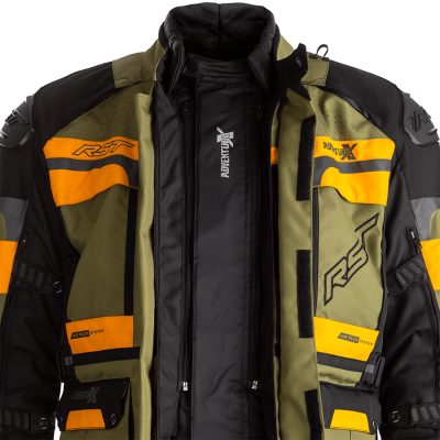 Veste RST Adventure-X textile - vert/ocre taille L