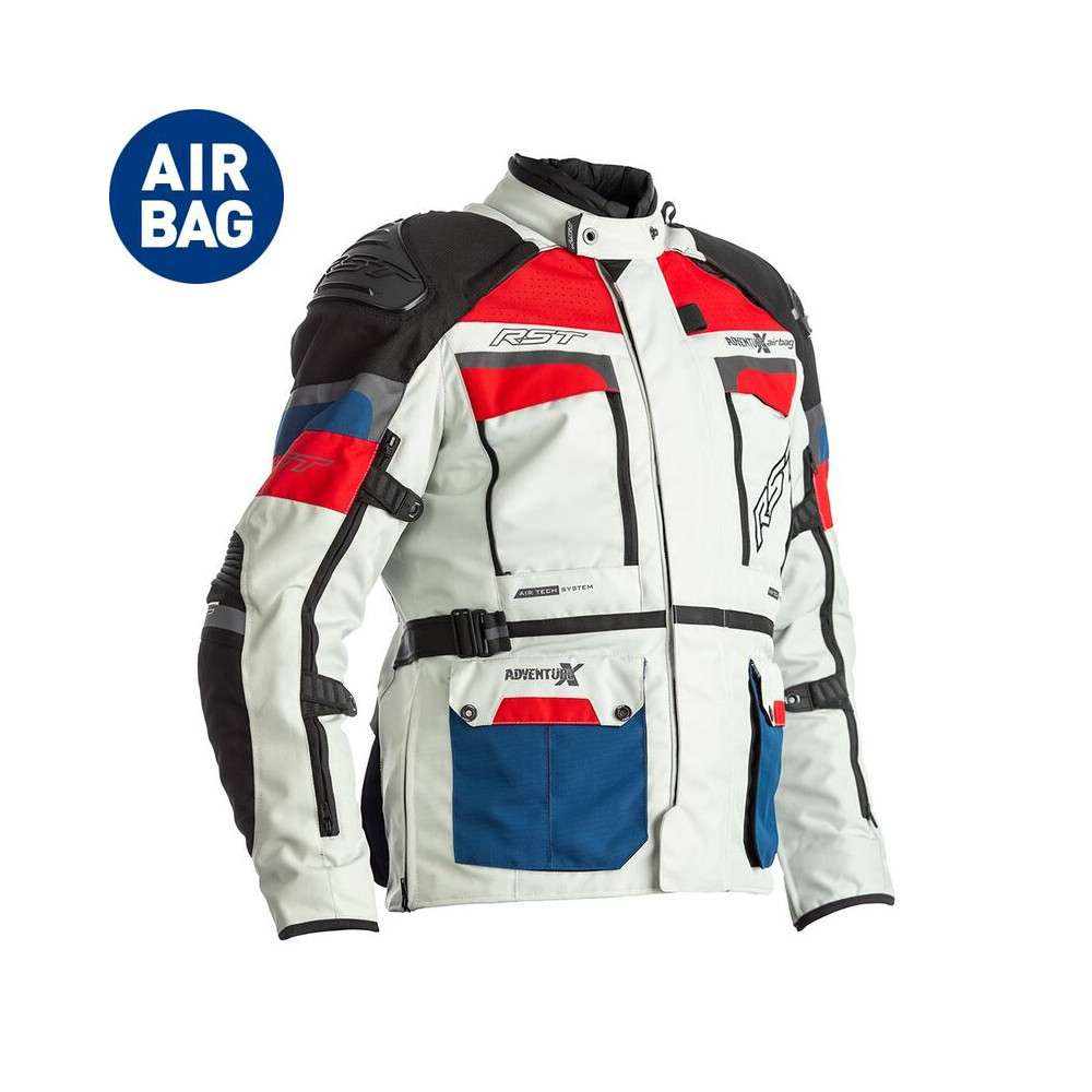 Veste RST Adventure-X Airbag textile - bleu/rouge taille 3XL