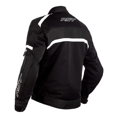 Blouson RST Pilot CE textile - noir/blanc taille XL