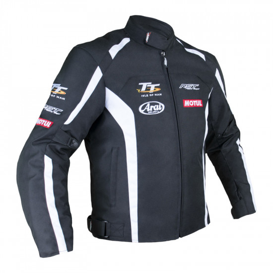 Veste RST IOM TT TEAM CE doublure amovible textile - blanc taille S