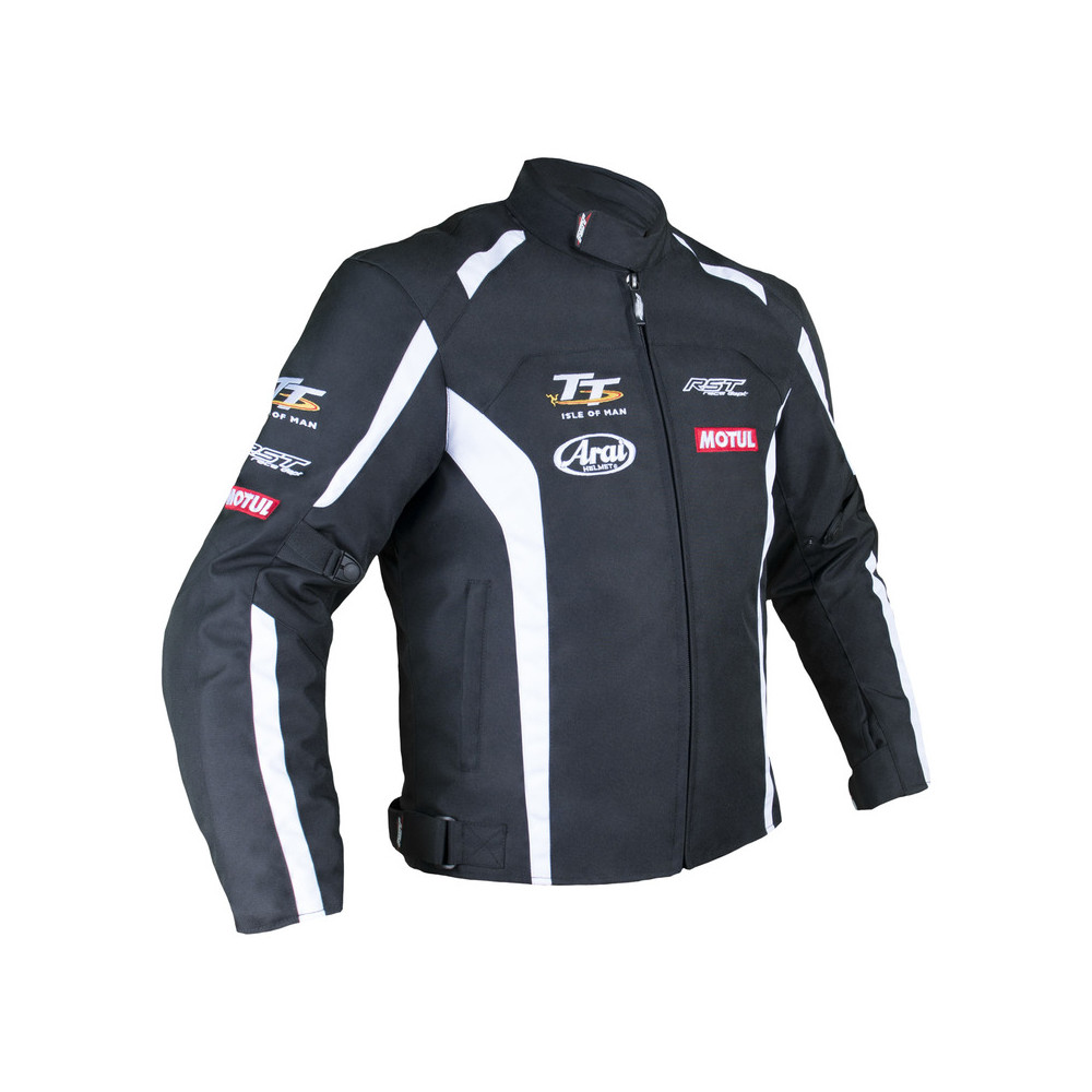 Veste RST IOM TT TEAM CE doublure amovible textile - blanc taille S