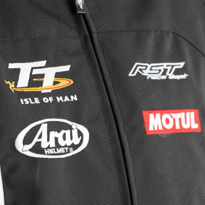 Veste RST IOM TT TEAM CE doublure amovible textile - blanc taille S