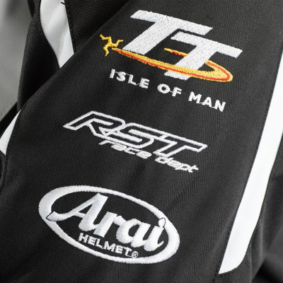 Veste RST IOM TT TEAM CE doublure amovible textile - blanc taille S