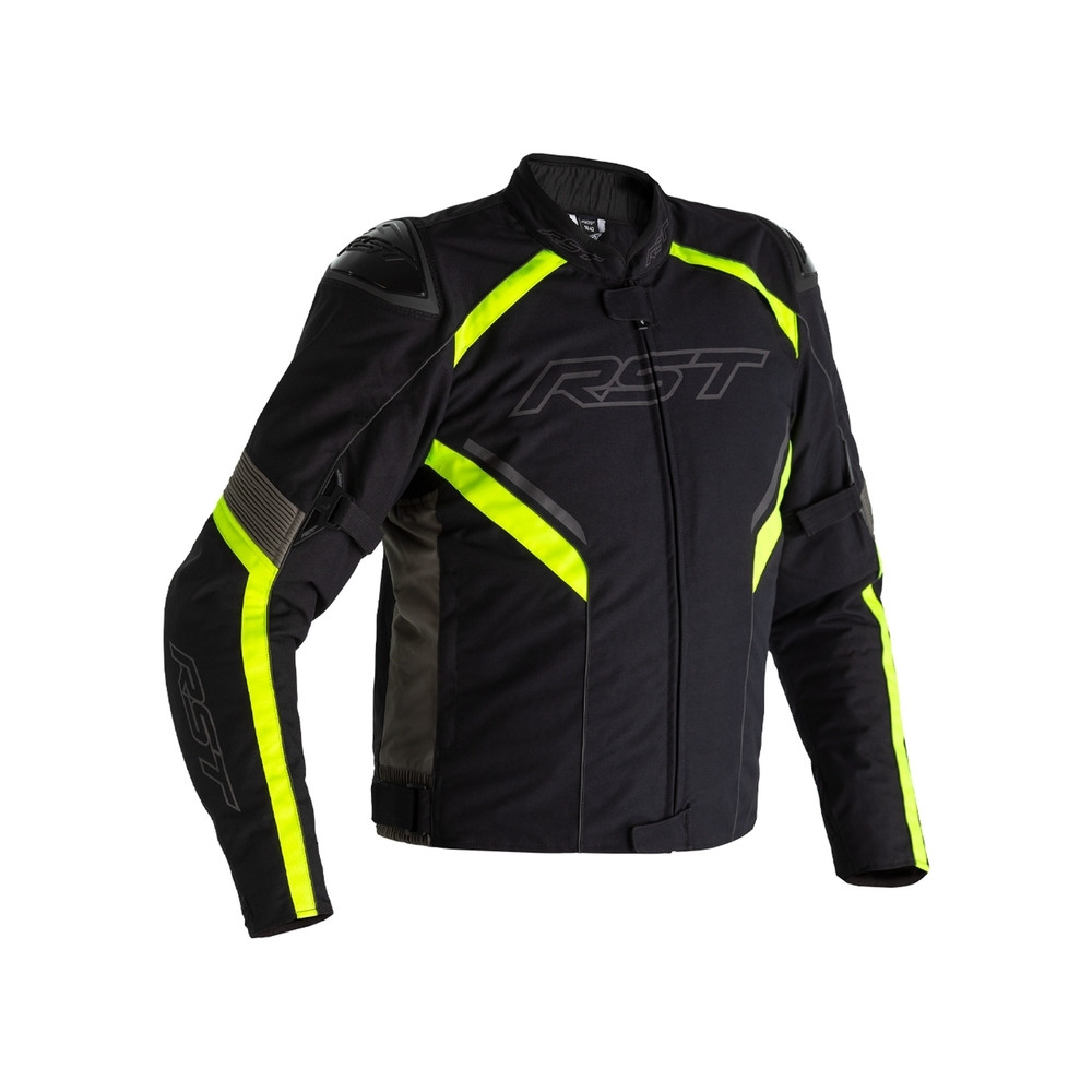 Veste RST Sabre Airbag CE textile - noir/gris/jaune fluo taille XS