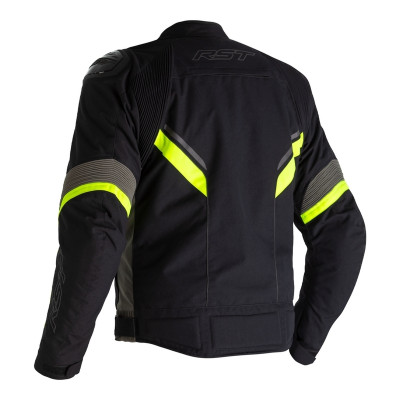 Veste RST Sabre Airbag CE textile - noir/gris/jaune fluo taille XS