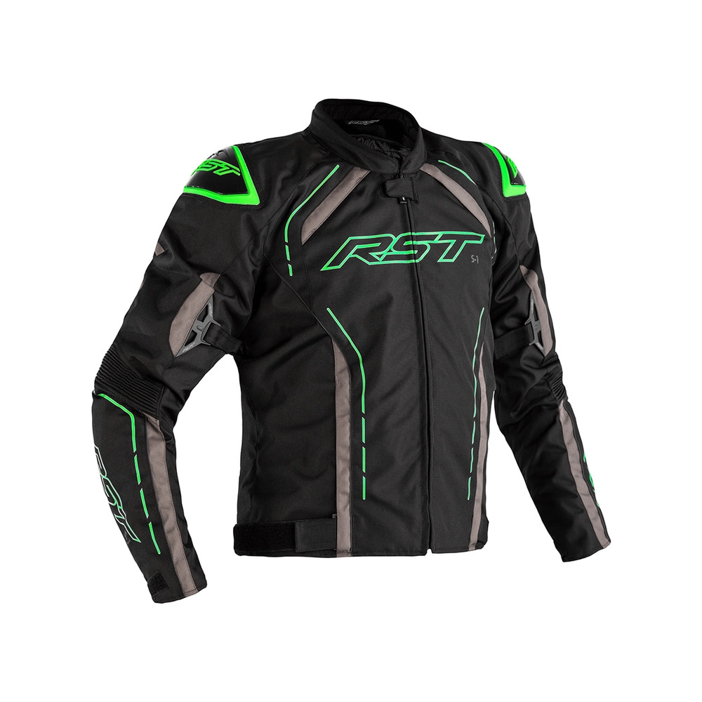 Veste RST S-1 textile noir/gris/vert fluo taille S