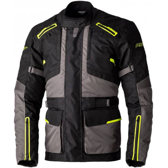 Veste RST Endurance CE textile - noir/gris/jaune fluo taille 3XL