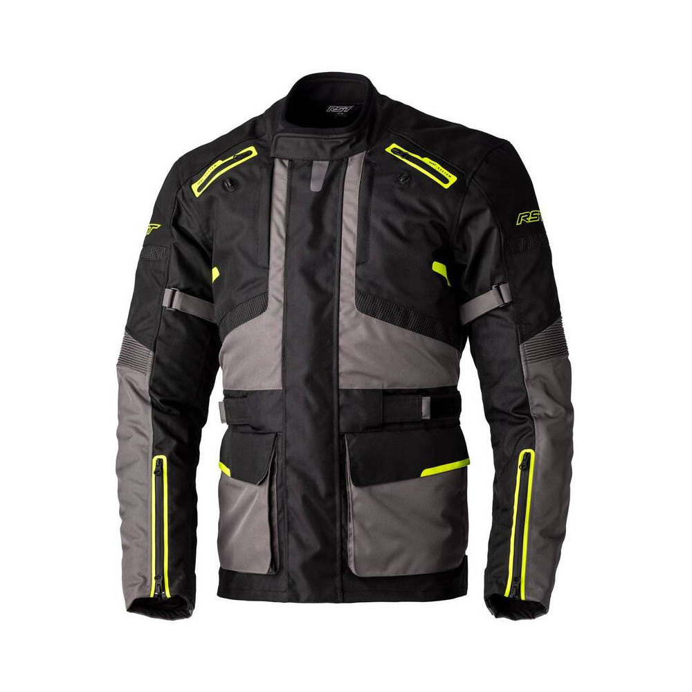 Veste RST Endurance CE textile - noir/gris/jaune fluo taille 3XL