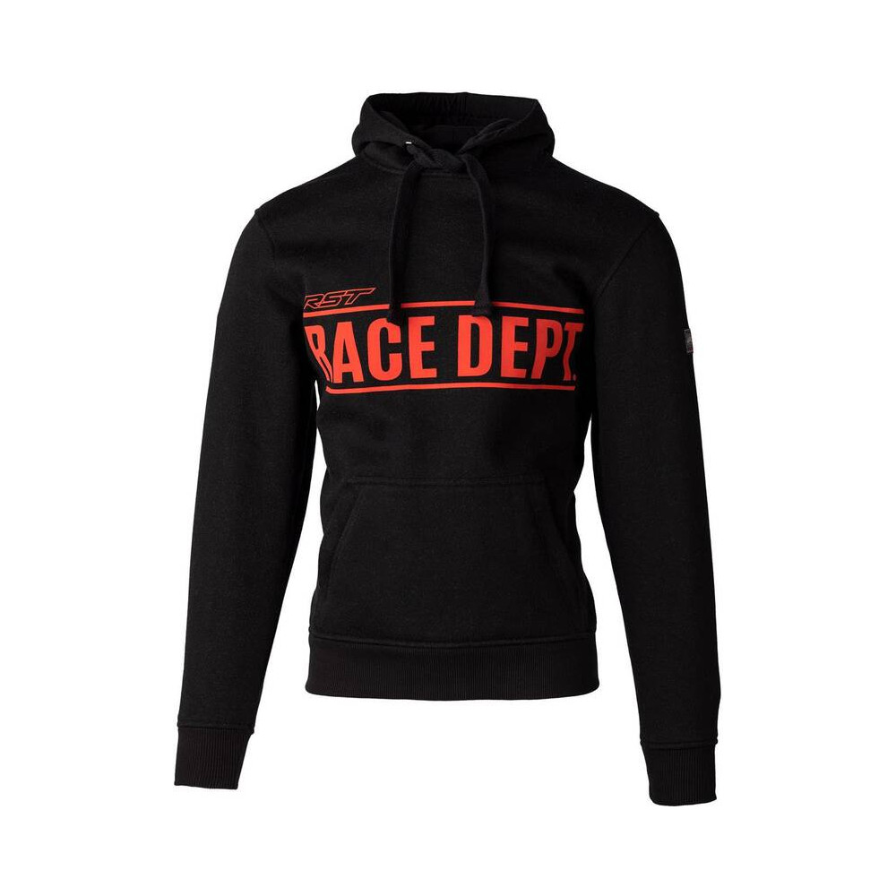 Hoodie RST x Kevlar® Pullover Race Dept Reinforced CE textile - noir/rouge taille XS