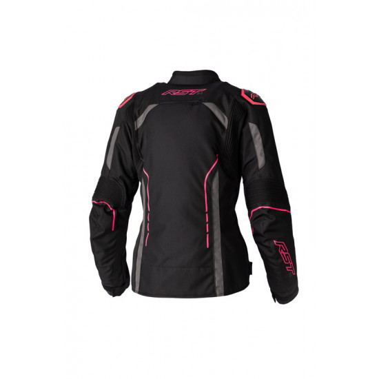 Veste femme RST S1 CE textile - noir/rose fluo taille XS