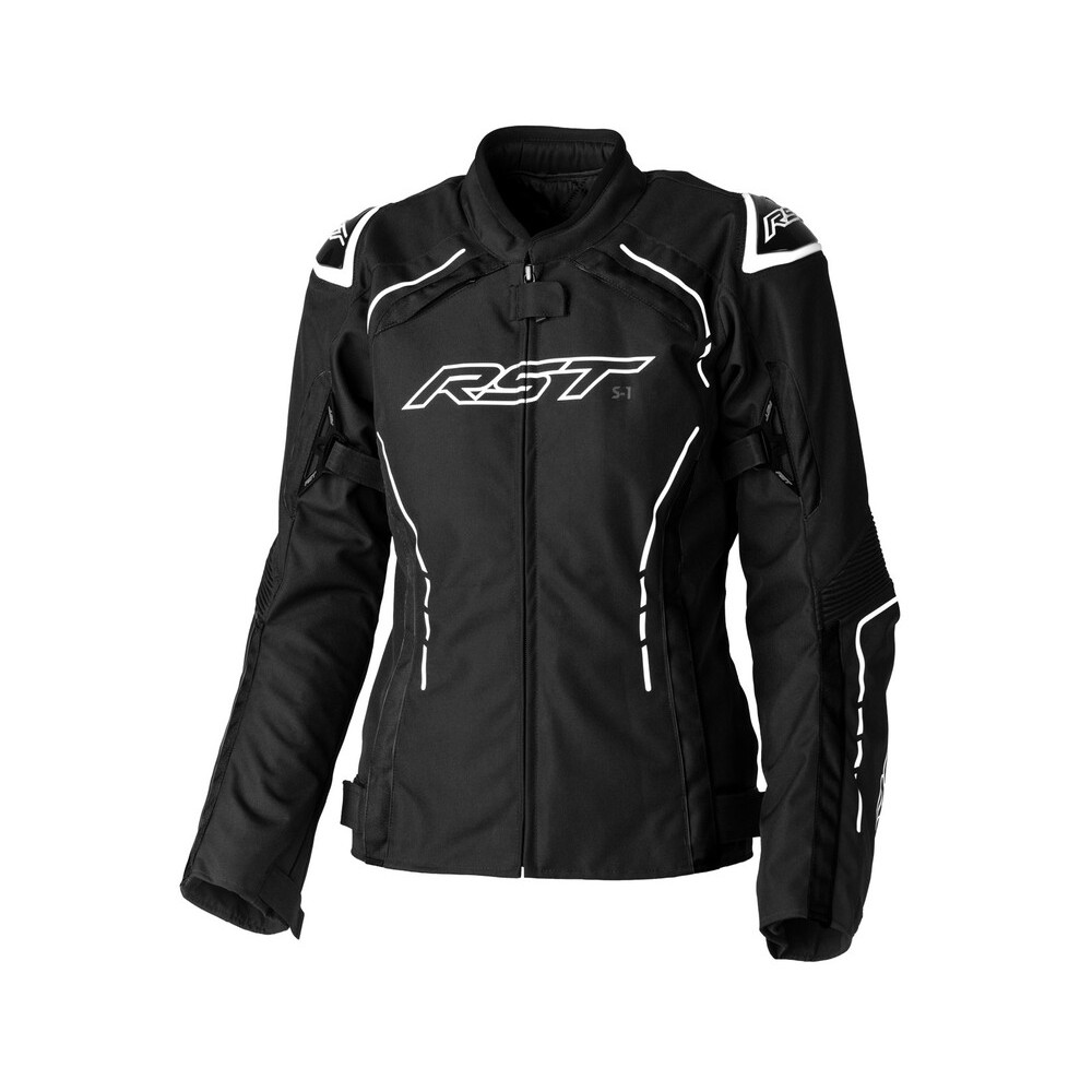 Veste femme RST S1 CE textile - noir/blanc taille S