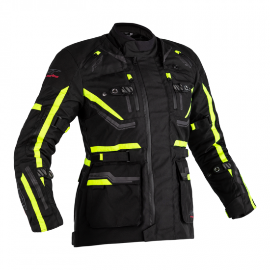 Veste femme RST Pro Series Paragon 6 CE textile - noir/jaune fluo taille XXL