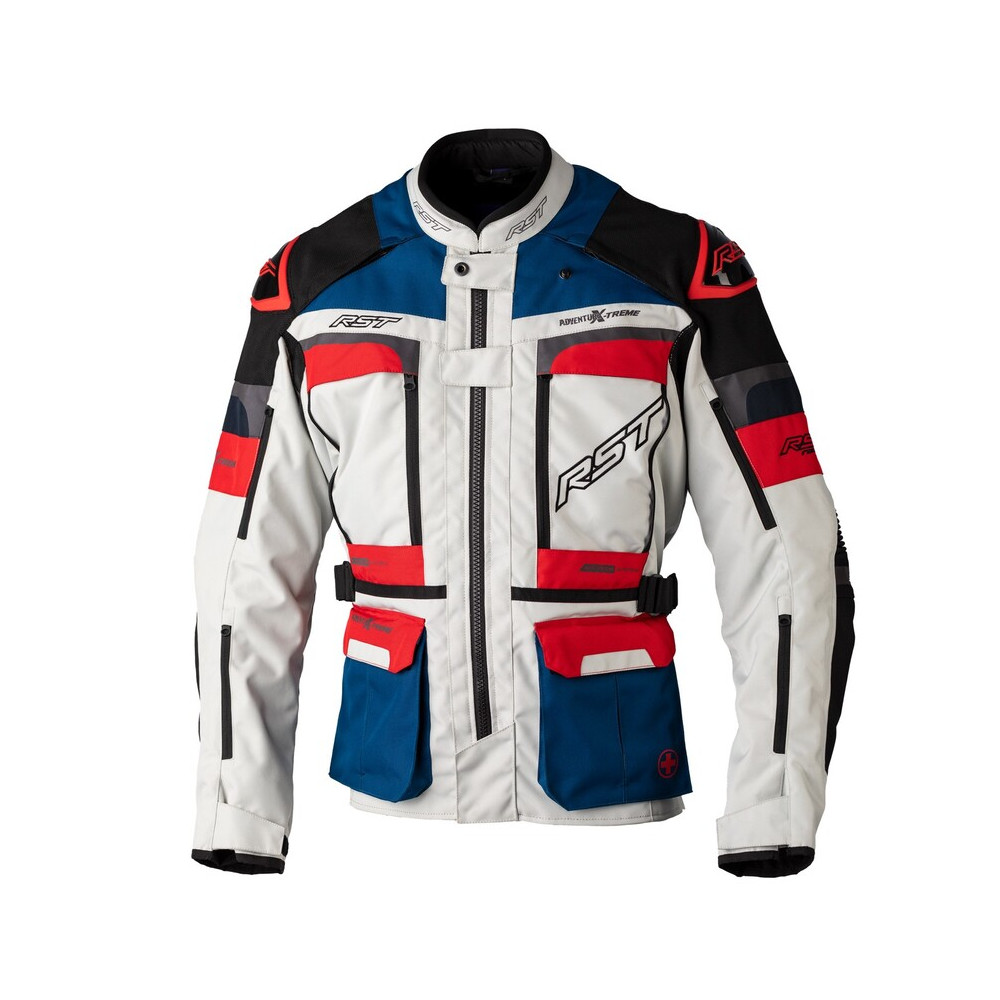 Veste RST Race Dept Adventure X-Trem CE textile - Ice/bleu/rouge taille 3XL