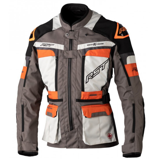 Veste RST Race Dept Adventure X-Trem CE textile - Gris/Ice/orange KTM taille 4XL