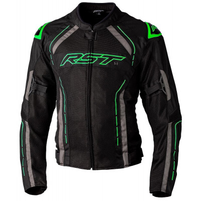 Veste RST S1 Mesh CE textile - noir/vert fluo taille S